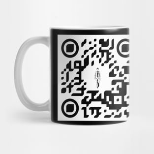 Never Gonna Give You Up - QR Code - Rick Roll Mug